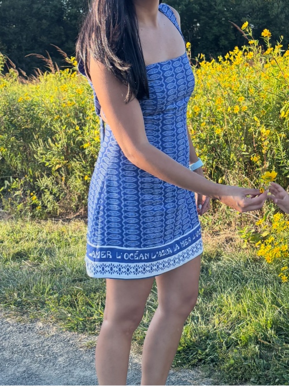 HM Sardines heavy linen dress